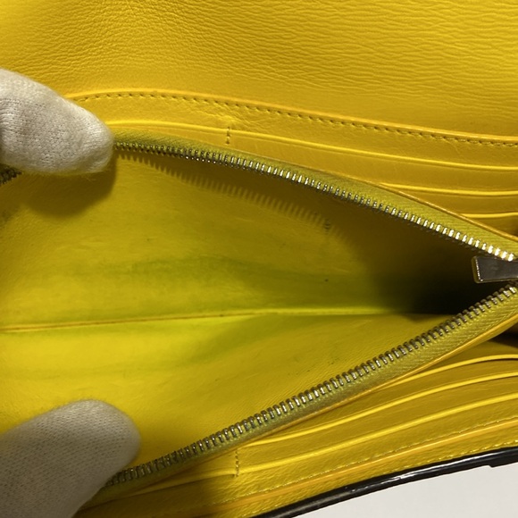 Céline VGUC Pebbled Grey Leather Continental Wallet $970 Retail - Picture 15 of 15